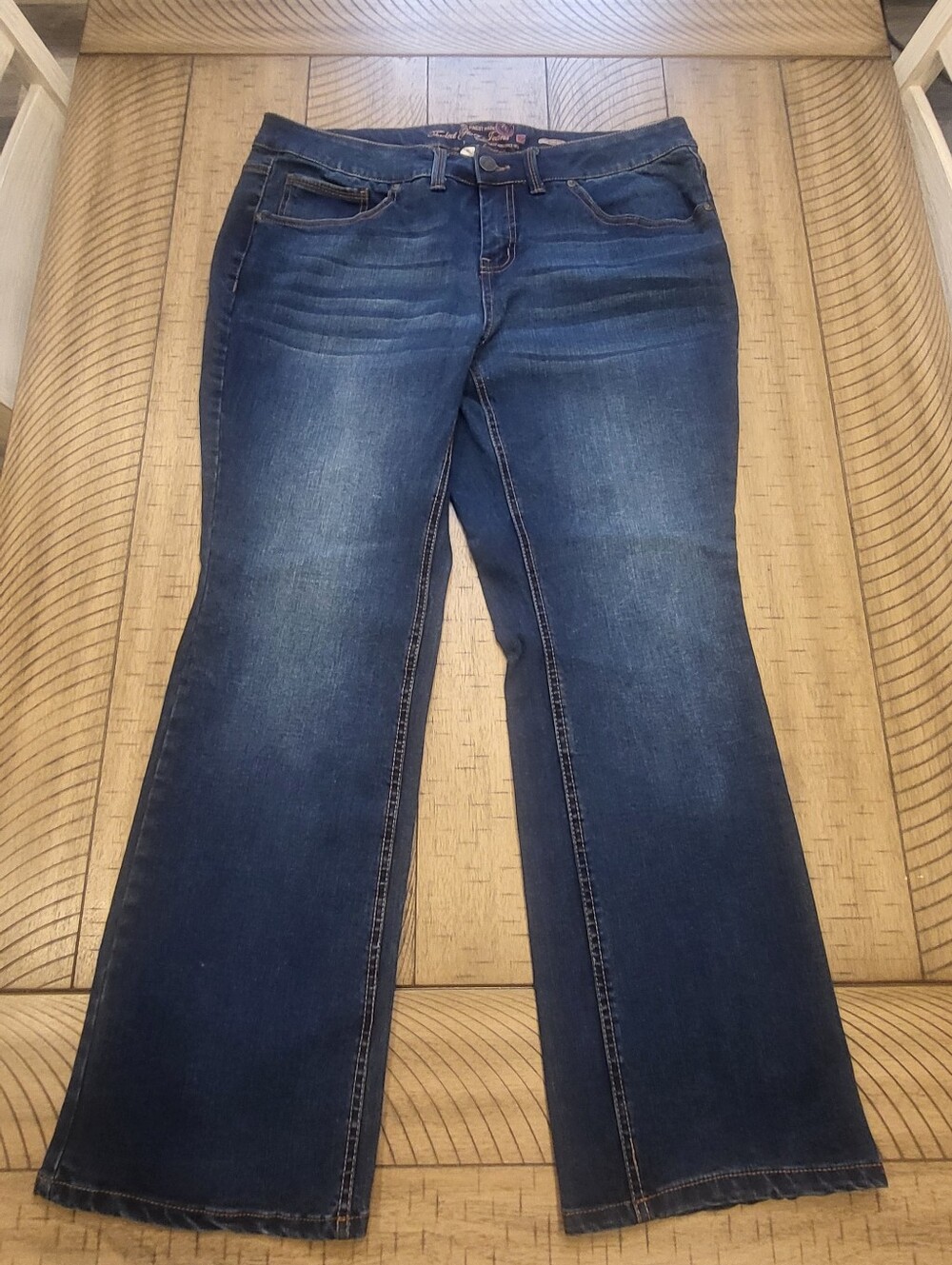 Faded Glory Dark Blue Flare Jeans (16P)